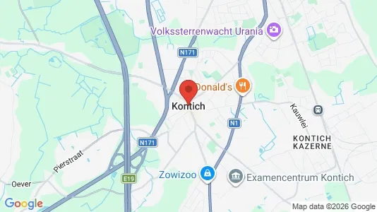 Apartments for rent i Kontich - kort over placeringen