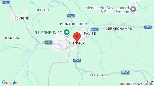 Houses for rent i Lierneux - kort over placeringen