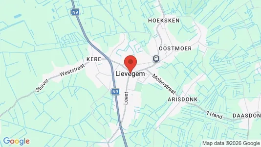 Houses for rent i Lievegem - kort over placeringen