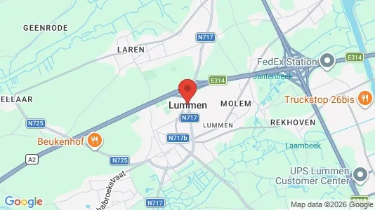 Apartments for rent i Lummen - kort over placeringen