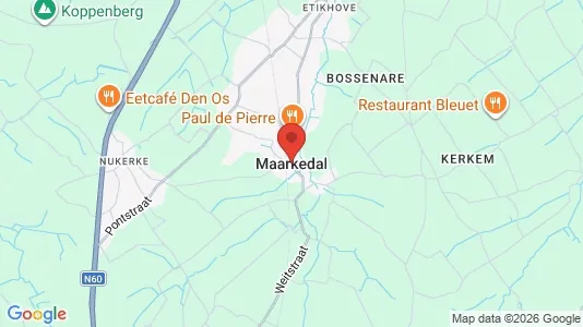 Houses for rent i Maarkedal - kort over placeringen
