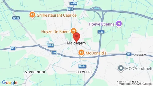 Houses for rent i Maldegem - kort over placeringen