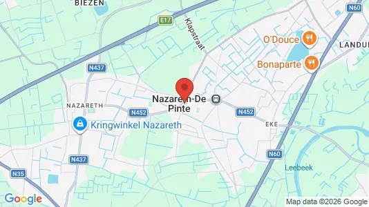 Apartments for rent i Nazareth - kort over placeringen