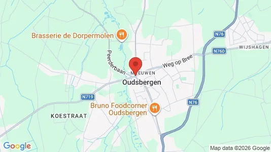Houses for rent i Oudsbergen - kort over placeringen