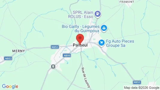 Houses for rent i Paliseul - kort over placeringen