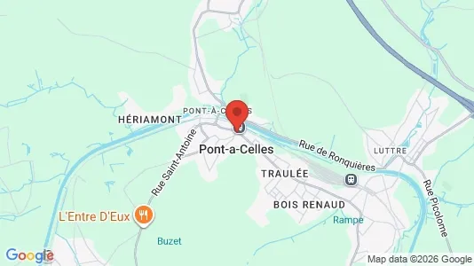 Houses for rent i Pont-à-Celles - kort over placeringen