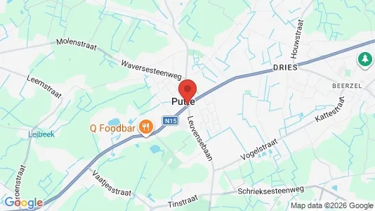 Houses for rent i Putte - kort over placeringen