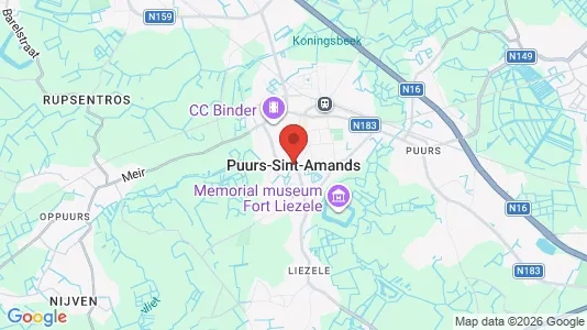 Houses for rent i Puurs-Sint-Amands - kort over placeringen
