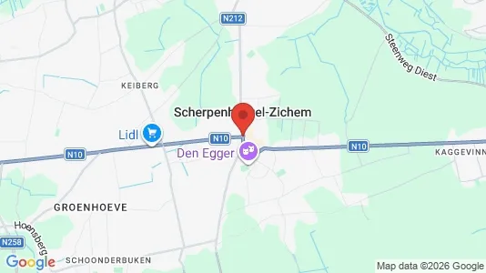 Houses for rent i Scherpenheuvel-Zichem - kort over placeringen