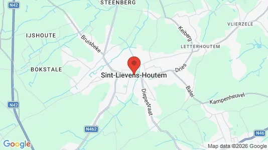 Apartments for rent i Sint-Lievens-Houtem - kort over placeringen