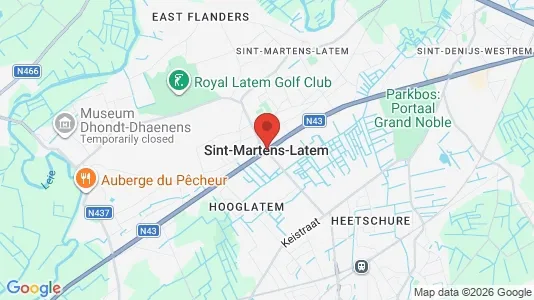 Apartments for rent i Sint-Martens-Latem - kort over placeringen