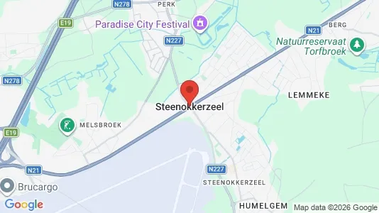 Apartments for rent i Steenokkerzeel - kort over placeringen
