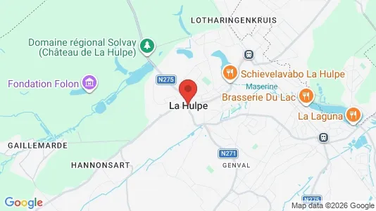 Apartments for rent i Terhulpen - kort over placeringen