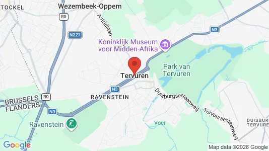 Apartments for rent i Tervuren - kort over placeringen