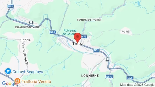 Houses for rent i Trooz - kort over placeringen