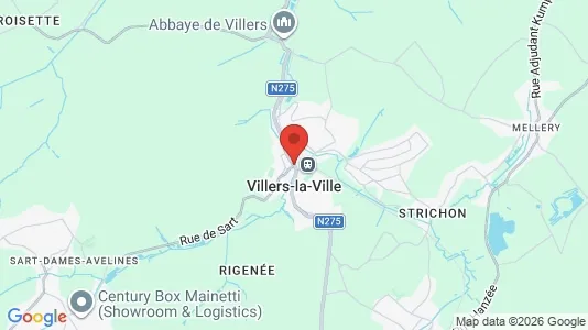 Houses for rent i Villers-la-Ville - kort over placeringen