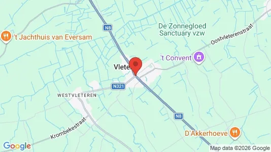 Rooms for rent i Vleteren - kort over placeringen