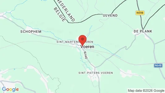 Houses for rent i Voeren - kort over placeringen
