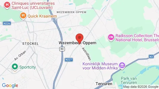 Apartments for rent i Wezembeek-Oppem - kort over placeringen
