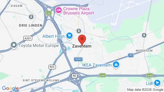 Houses for rent i Zaventem - kort over placeringen
