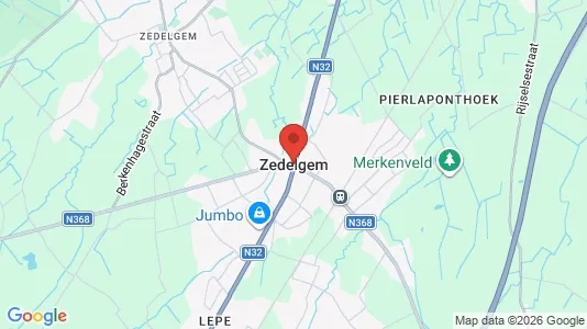 Apartments for rent i Zedelgem - kort over placeringen