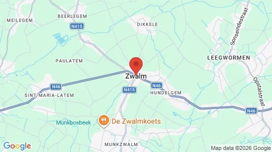 Houses for rent i Zwalm - kort over placeringen