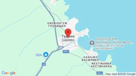 Apartments for rent i Tsarevo - kort over placeringen