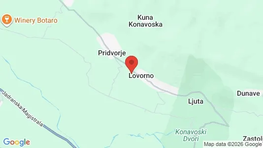 Apartments for rent i Konavle - kort over placeringen