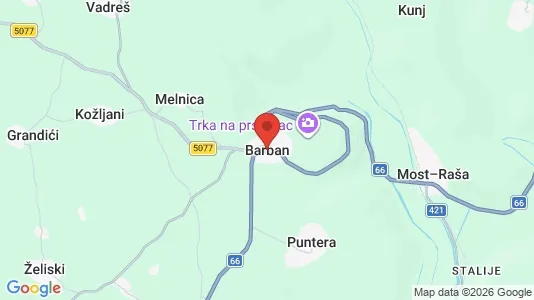 Houses for rent i Barban - kort over placeringen