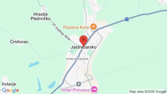 Apartments for rent i Jastrebarsko - kort over placeringen