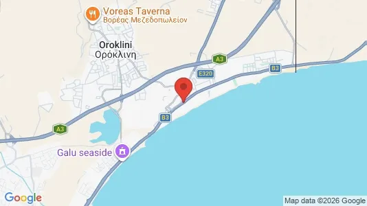 Apartments for rent i Voroklini Tourist Area - kort over placeringen