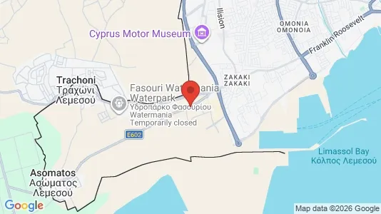 Apartments for rent i Tserkez Tsiftlik (Tserkezoi) - kort over placeringen