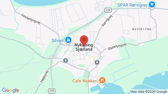 Houses for rent i Nykøbing Sjælland - kort over placeringen