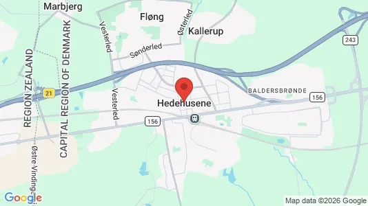 Apartments for rent i Hedehusene - kort over placeringen