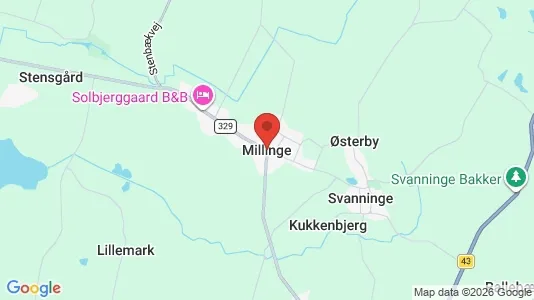 Apartments for rent i Millinge - kort over placeringen