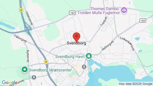 Houses for rent i Svendborg - kort over placeringen