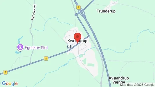 Houses for rent i Kværndrup - kort over placeringen