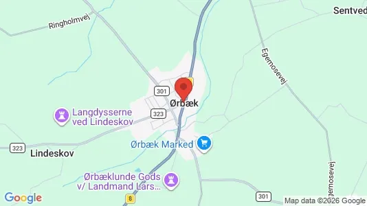 Houses for rent i Ørbæk - kort over placeringen