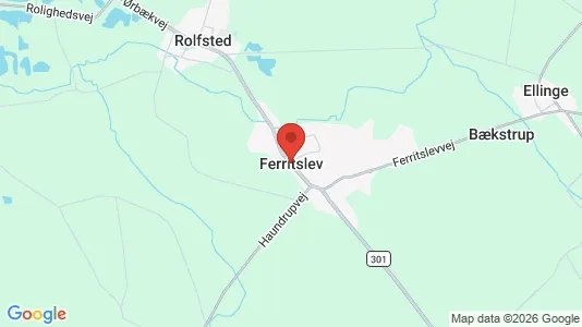 Apartments for rent i Ferritslev Fyn - kort over placeringen