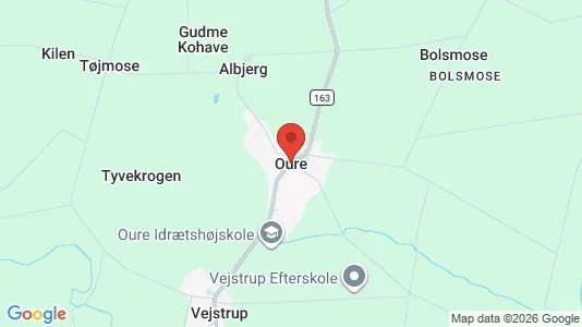 Houses for rent i Oure - kort over placeringen