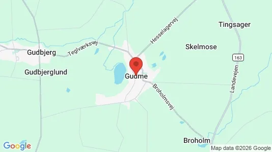 Houses for rent i Gudme - kort over placeringen