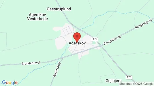 Apartments for rent i Agerskov - kort over placeringen