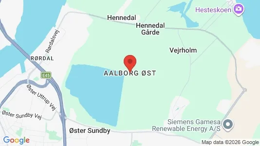 Apartments for rent i Aalborg Øst - kort over placeringen