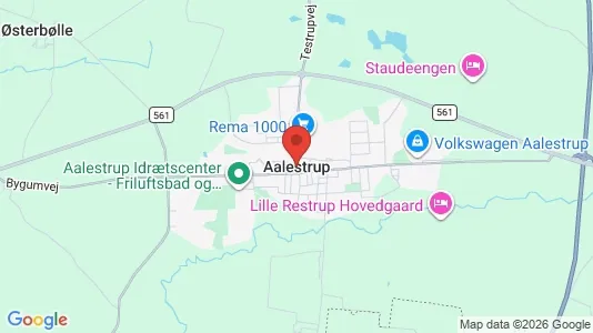 Houses for rent i Aalestrup - kort over placeringen