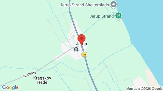 Houses for rent i Jerup - kort over placeringen
