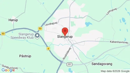 Houses for rent i Slangerup - kort over placeringen