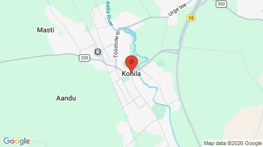 Houses for rent i Kohila - kort over placeringen