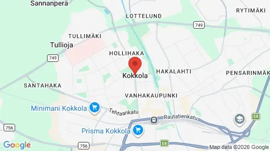 Houses for rent i Kokkola - kort over placeringen