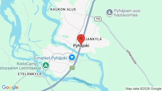Houses for rent i Pyhäjoki - kort over placeringen