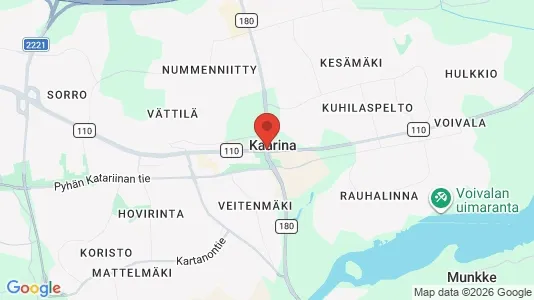Apartments for rent i Kaarina - kort over placeringen